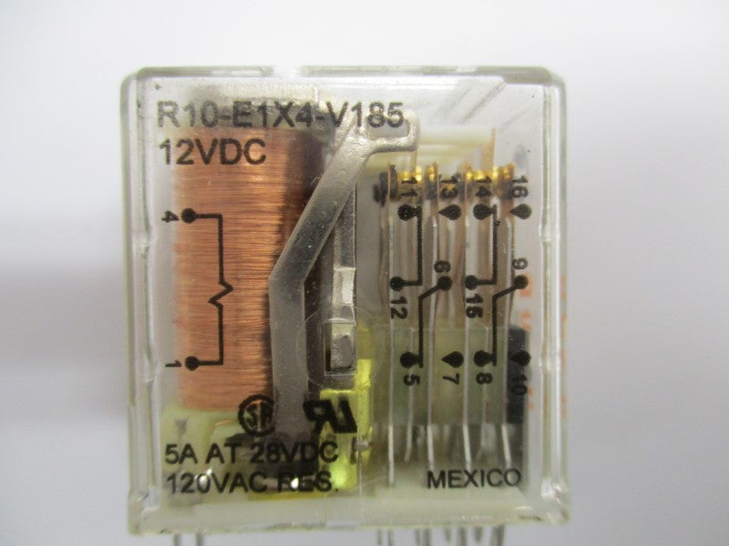 POTTER & BRUMFIELD R10-E1X4-V185 12VDC 5A UNMP
