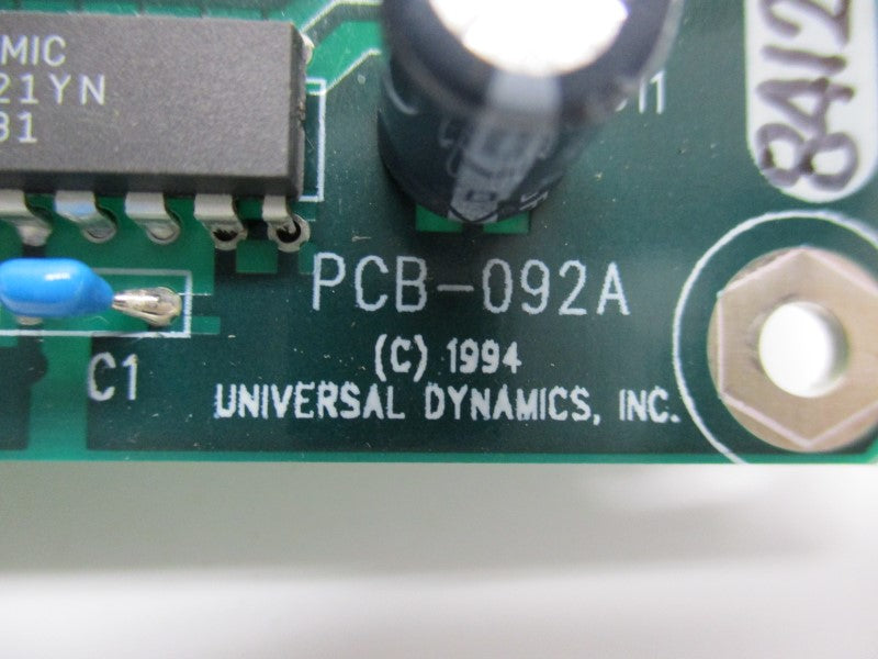 UNIVERSAL DYNAMICS PCB-092A NSNP