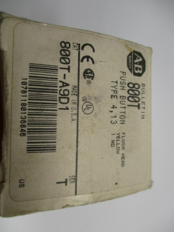 ALLEN BRADLEY 800T-A9D1 SER. T (GY/BL) NSMP
