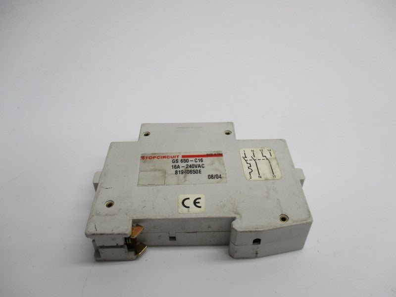 STOPCIRCUIT GS650-C16 16A 240VAC UNMP