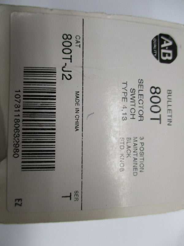 ALLEN BRADLEY 800T-J2 SER. T NSMP