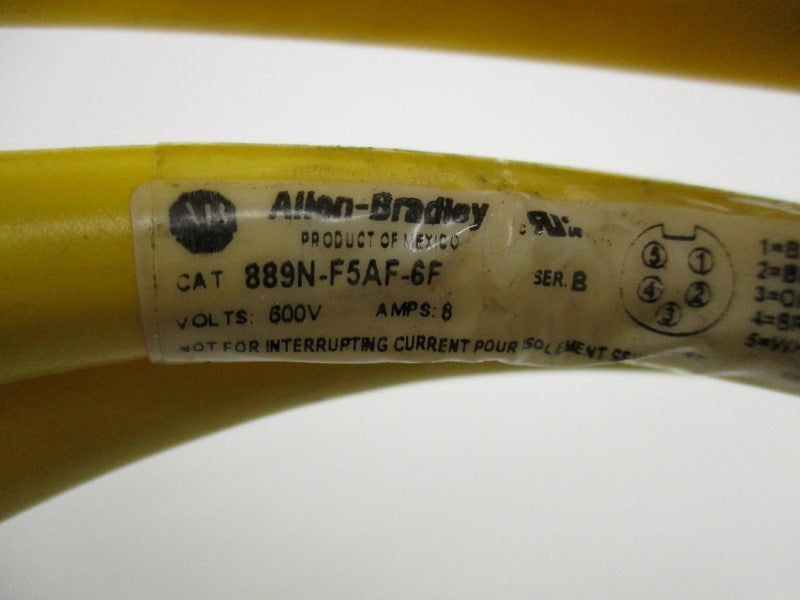 ALLEN BRADLEY 889N-F5AF-6F SER. B 600V 8A UNMP
