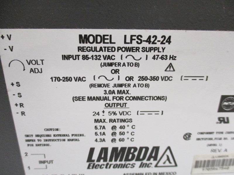LAMBDA LFS-42-24 UNMP
