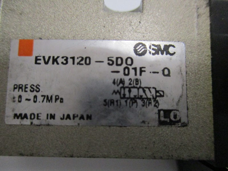 SMC EVK3120-5DO01F-Q (AS PICTURED) NSNP