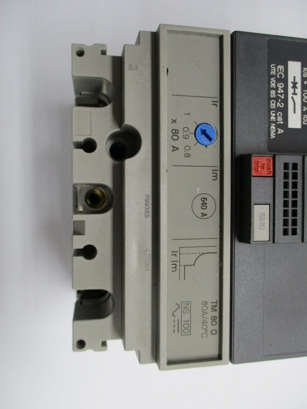 MERLIN GERIN NS100N 80A 750V UNMP