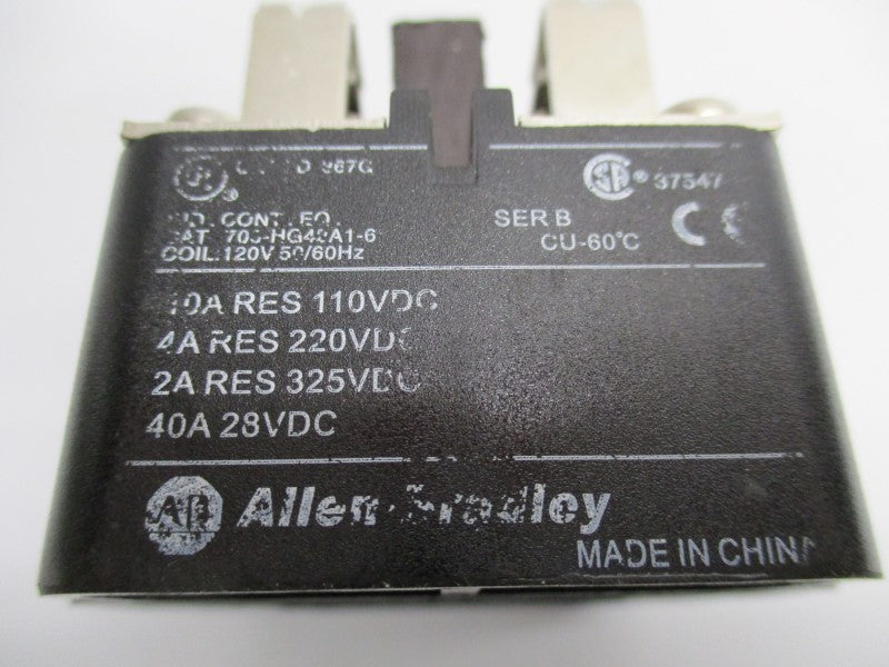 ALLEN BRADLEY 700-HG42A1-6 SER. B NSNP