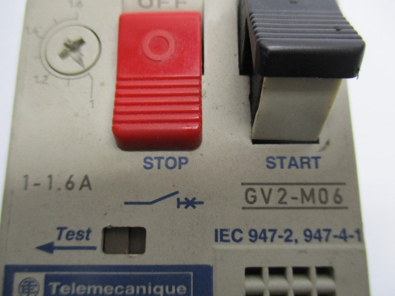 TELEMECANIQUE GV2-M06 1-1.6A UNMP