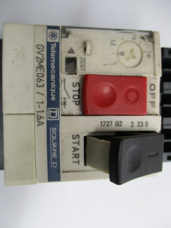 TELEMECANIQUE GV2ME063 1-1.6A (AS PICTURED) NSNP