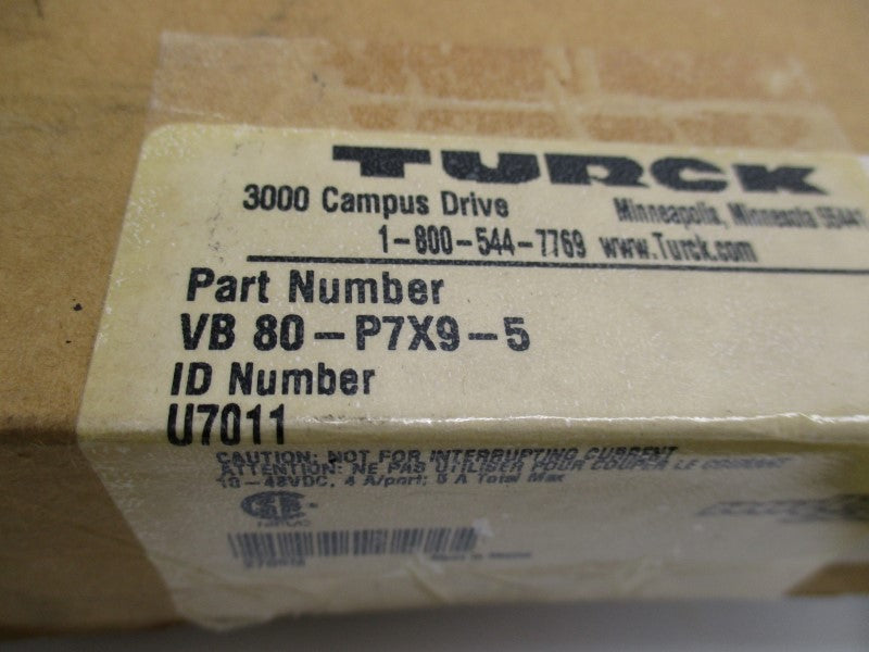 TURCK VB80-P7X9-5 NSMP