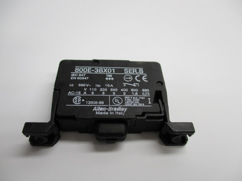 ALLEN BRADLEY 800E-3BX01 SER. B NSNP