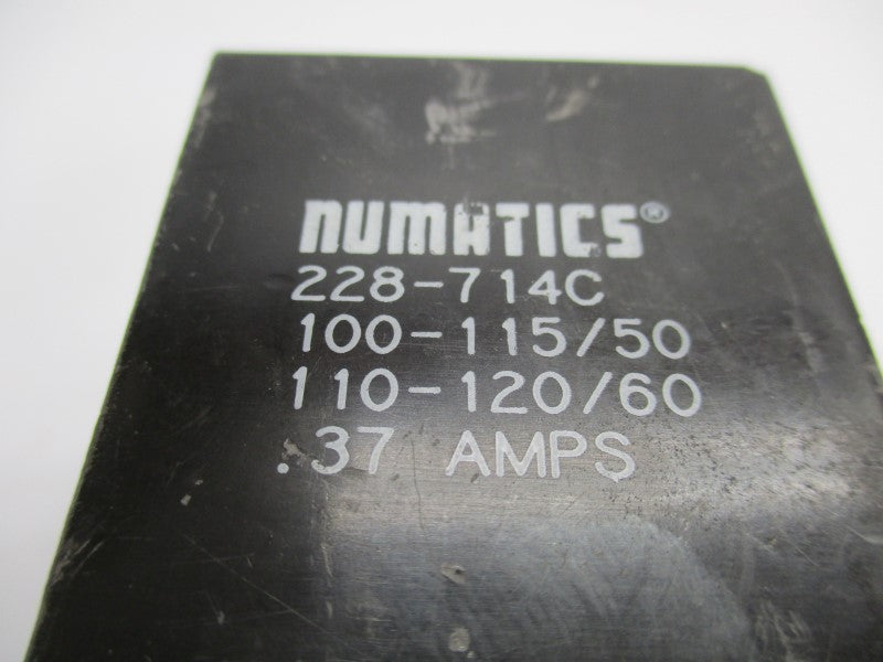 NUMATICS 228-714C 100-115/110-120V .37A UNMP