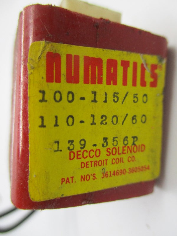 NUMATICS 139-356P UNMP