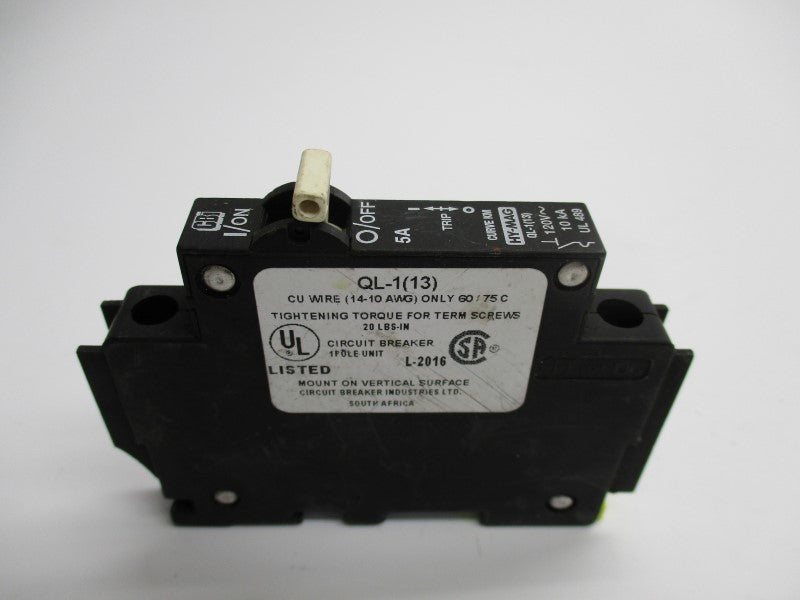 HY-MAG QL-1(13) 5A 120V (AS PICTURED) NSNP