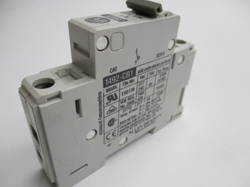 ALLEN BRADLEY 1492-CB1-G010 SER. B 1A 277V NSNP