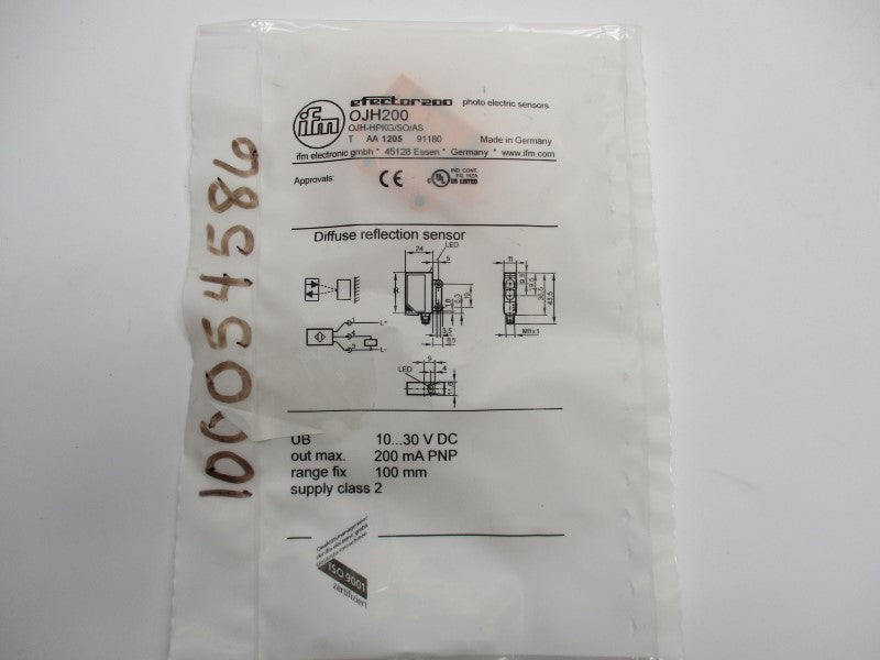 IFM EFECTOR OJH200 NSMP