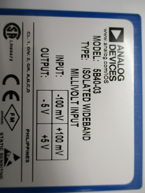 ANALOG DEVICES 5B40-03 NSNP