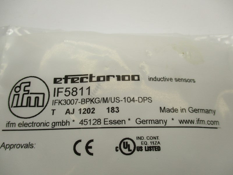 IFM EFECTOR IF5811 IFK3007-BPKG/M/JS-104-DPS NSMP