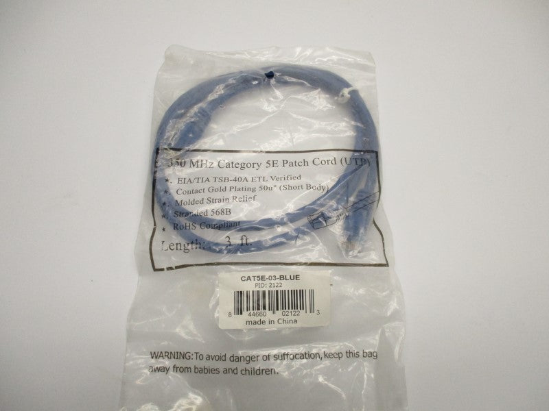 INDUSTRIAL MRO CAT5E-03-BLUE NSMP