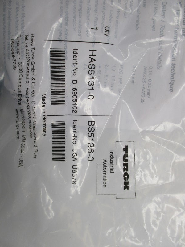 TURCK BS5136-0 NSMP