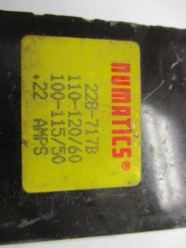 NUMATICS 228-717B 110-120/100-115V UNMP