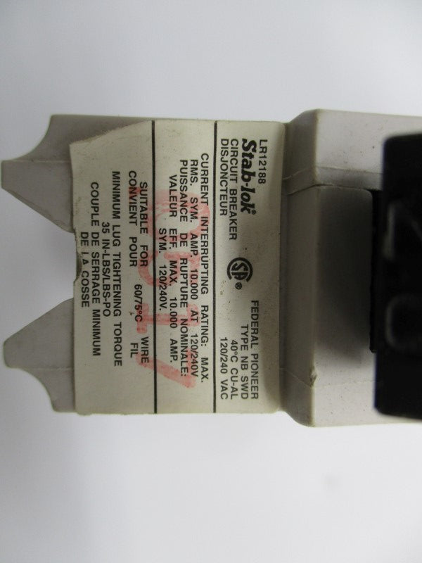 STAB-LOK NB120 20A 120/240V NSNP