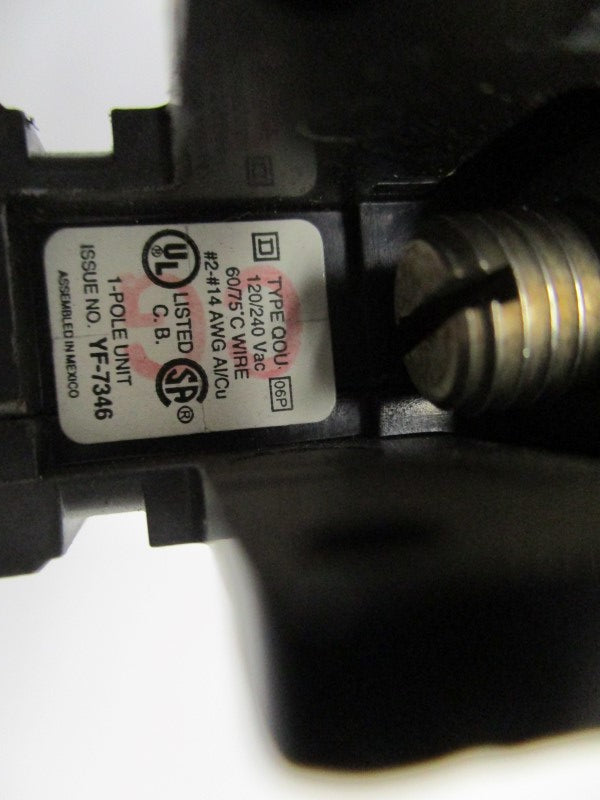 SQUARE D QOU110 10A 120/240V UNMP