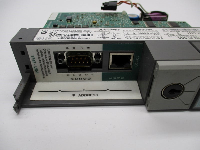 ALLEN BRADLEY 1747-L551 SER. C F/W 9 (NO KEY) UNMP