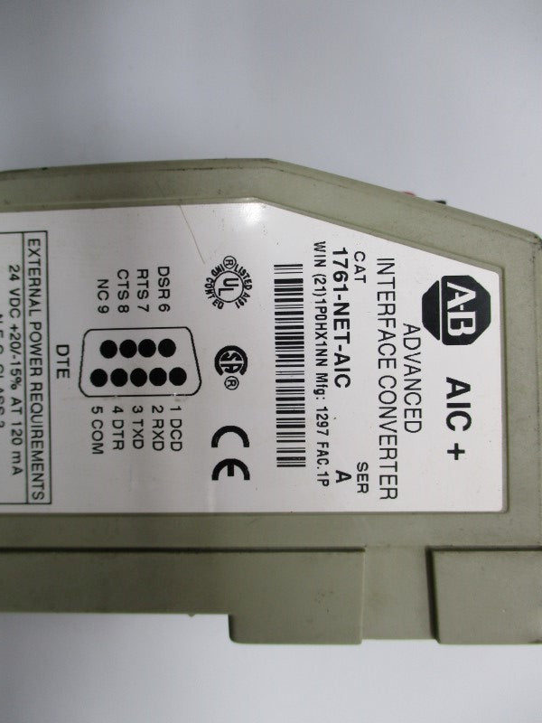 ALLEN BRADLEY 1761-NET-AIC SER. A UNMP