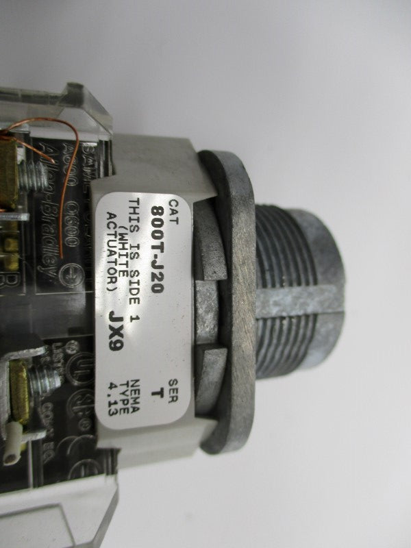 ALLEN BRADLEY 800T-J20 SER. T (AS PICTURED) UNMP