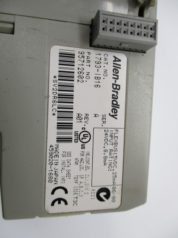 ALLEN BRADLEY 1793-IB16 SER. A UNMP
