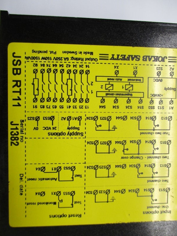JOKAB JSBRT11 24VDC UNMP