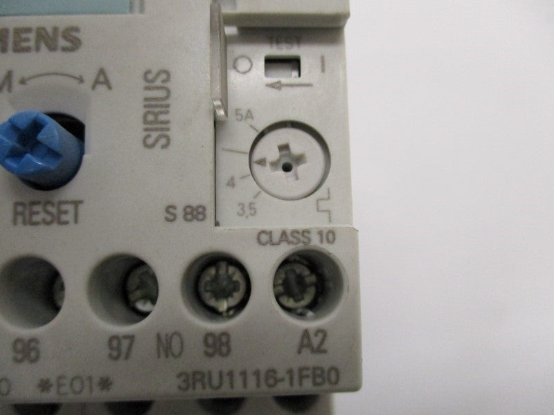 SIEMENS 3RU1116-1FB0 3.5-5A UNMP