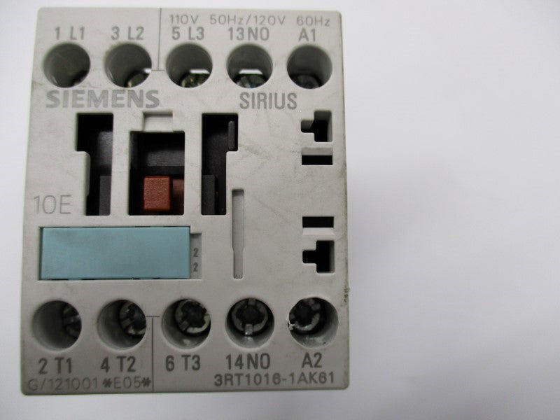 SIEMENS 3RT1016-1AK61 110/120V UNMP