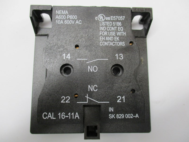 INDUSTRIAL MRO CAL16-11A 600VAC 10A NSNP