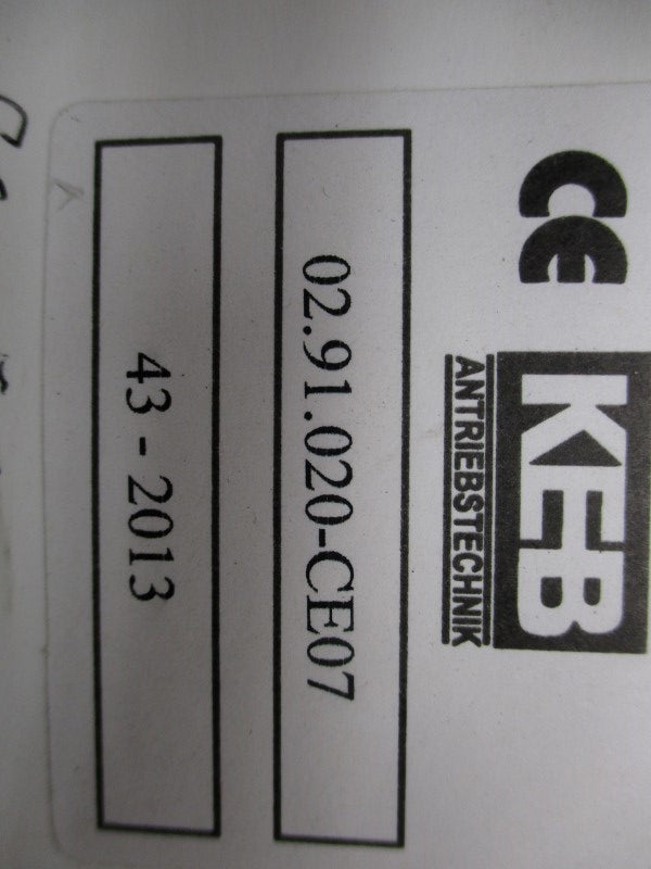 KEB 02.91.020-CE07 NSMP