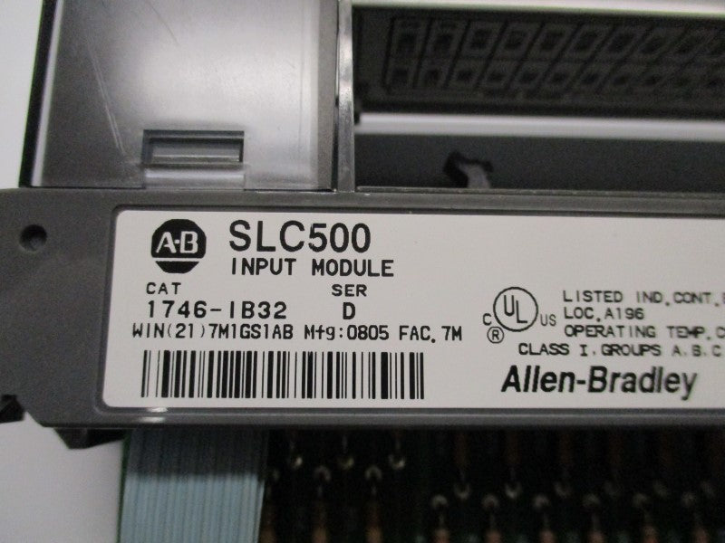 ALLEN BRADLEY 1746-IB32 SER. D (REPAIRED) UNMP