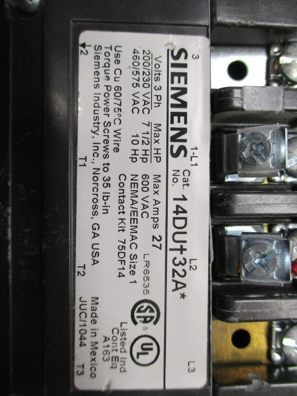 SIEMENS 14DU+32AA UNMP
