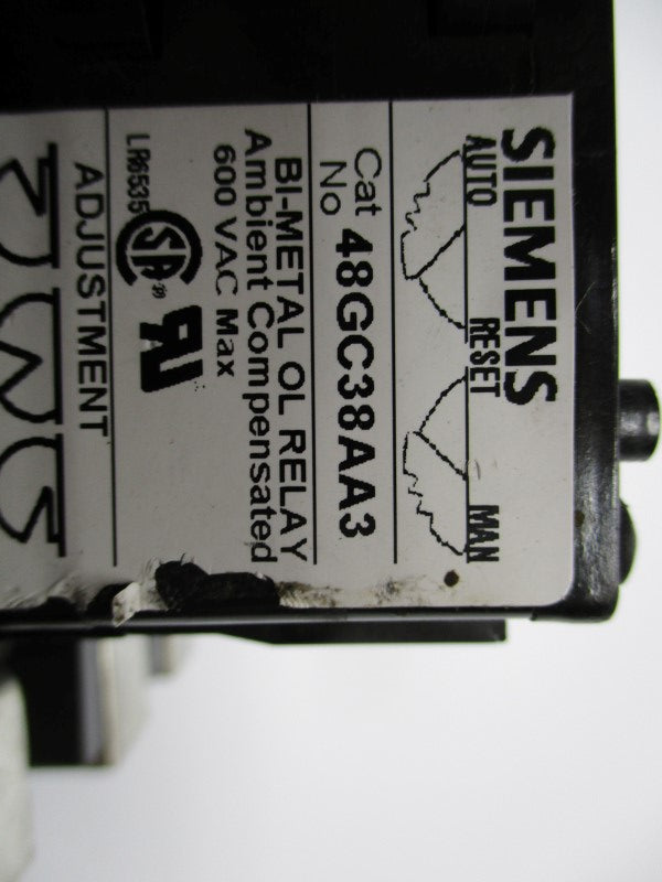 SIEMENS 48GC38AA3 UNMP