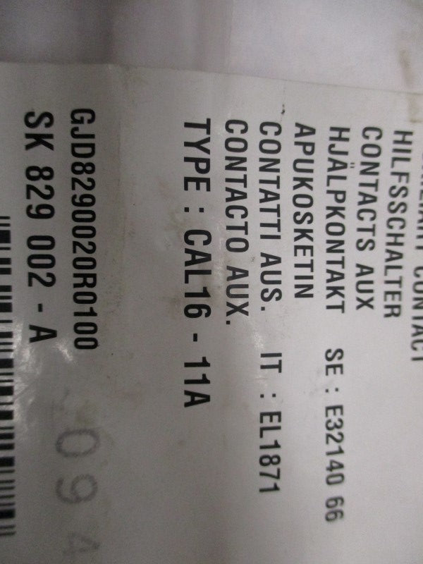 ABB SK 829 002    CAL16-11A NSMP