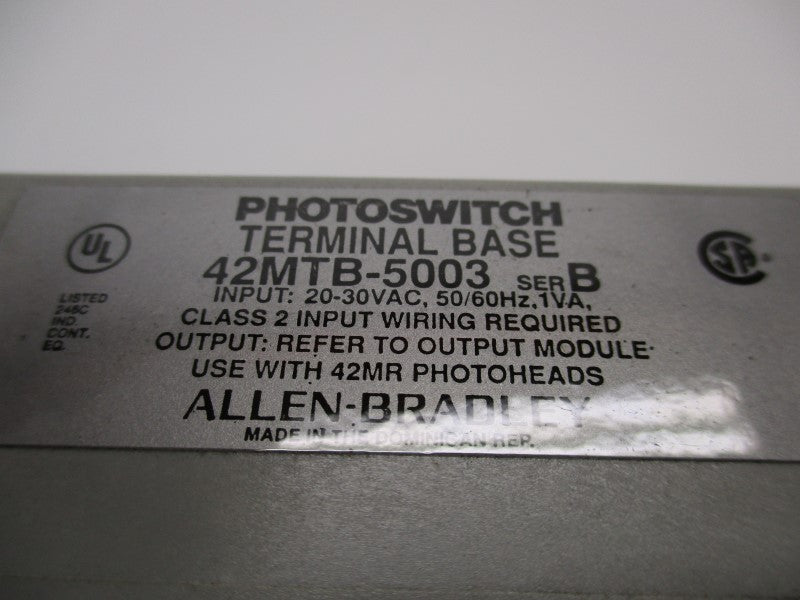 INDUSTRIAL SPARE PART 42MTB-5003 SER. B UNMP