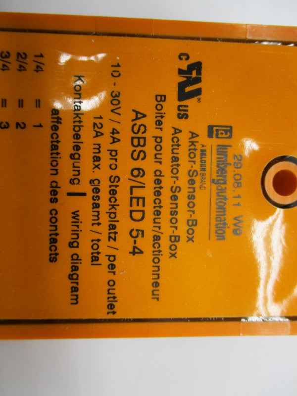 LUMBERG ASBS6/LED5-4 NSMP