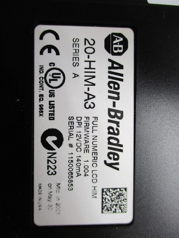 ALLEN BRADLEY 20-HIM-A3 SER. A F/W 1.004 UNMP