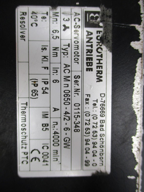 EUROTHERM ACMN0650-4/2-6-GW UNMP