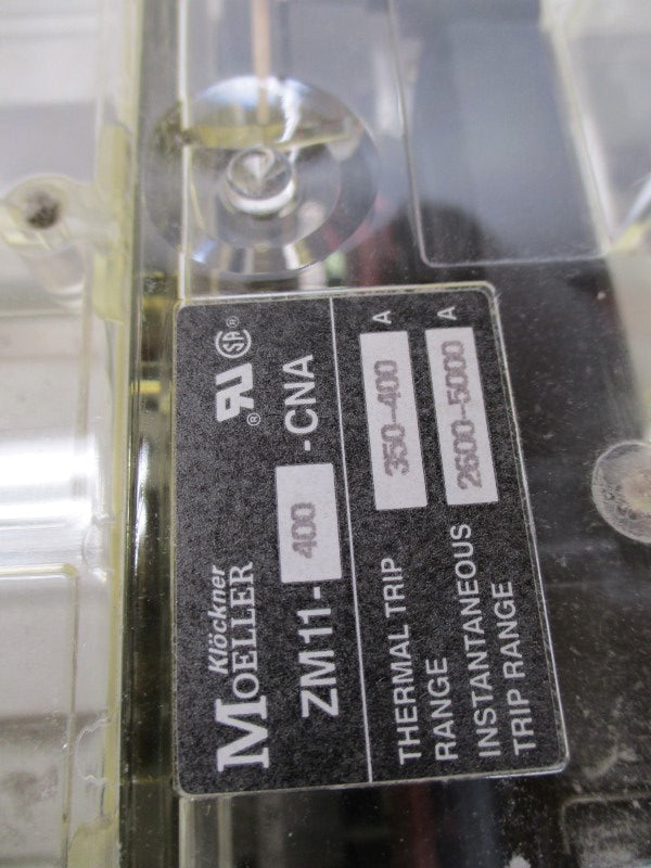 KLOCKNER MOELLER NZM11-500/ZM11-400-CAN 400A 600V NSMP