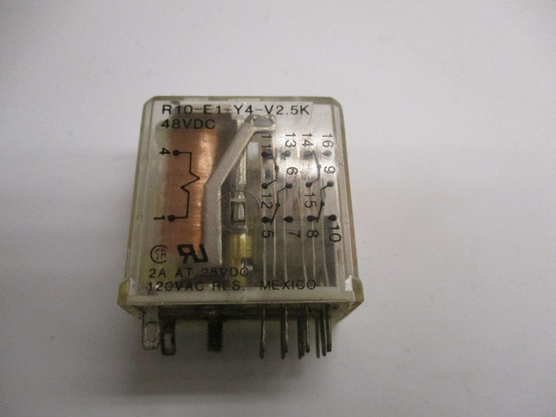 POTTER & BRUMFIELD R10-E1-Y4-V2.5K 48VDC 2A UNMP