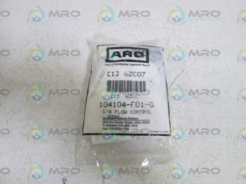 ARO 1/8" FLOW CONTROL VALVE 104104-F01-G * NEW IN FACTORY BAG *