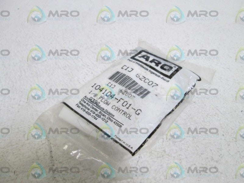 ARO 1/8" FLOW CONTROL VALVE 104104-F01-G * NEW IN FACTORY BAG *