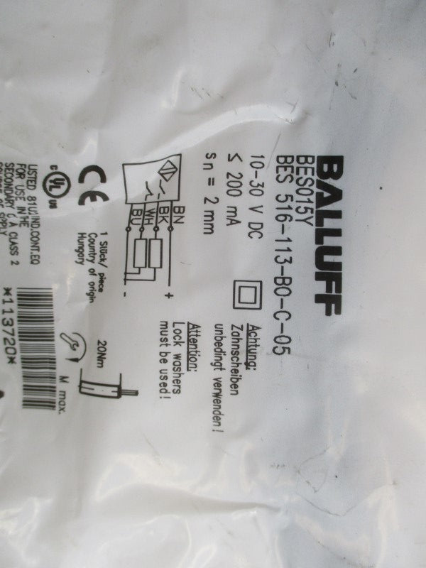 BALLUFF BES516-113-BO-C-05 NSMP