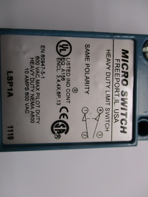 MICRO SWITCH LSP1A UNMP