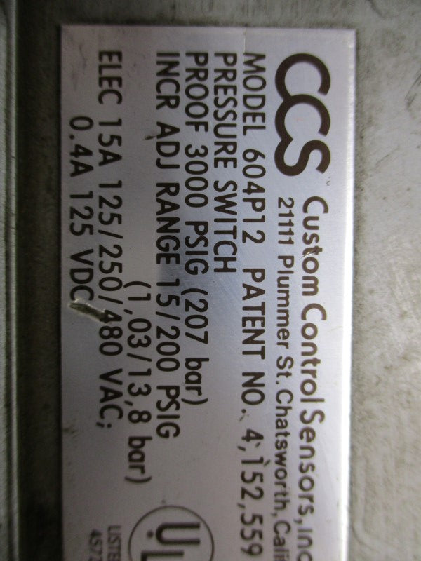 CCS 604P12 UNMP